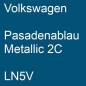 Preview: Volkswagen, Pasadenablau Metallic 2C, LN5V.